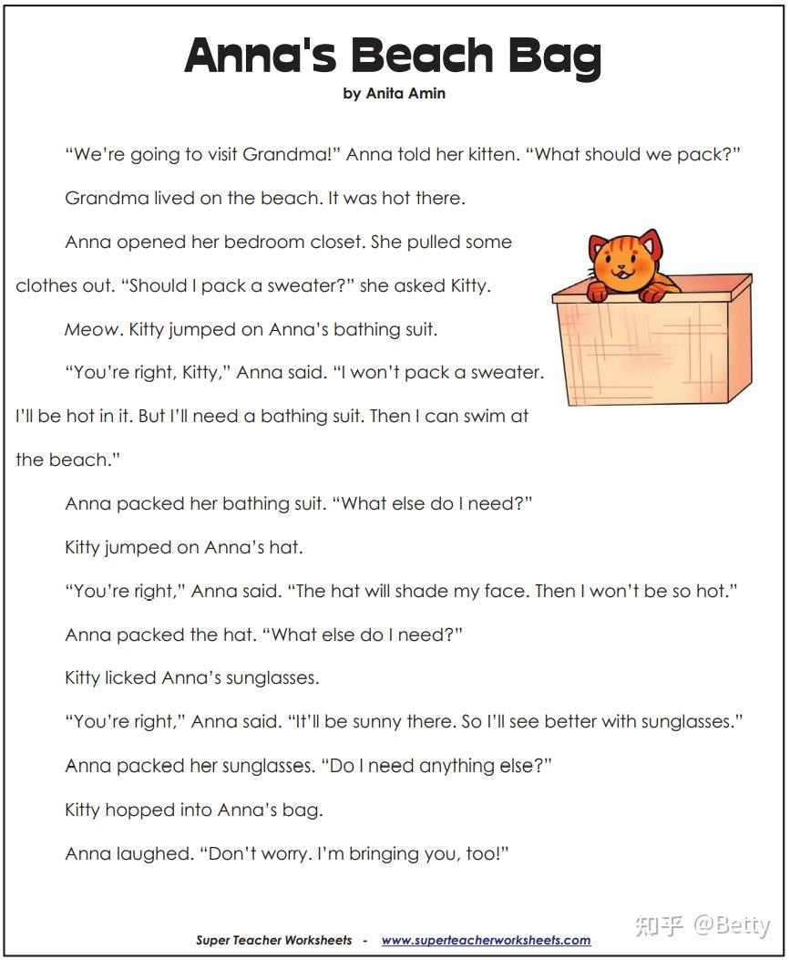 每个孩子必刷的英语原版阅读理解《Super Teacher Worksheets》G1-G5,1700页 - 知乎