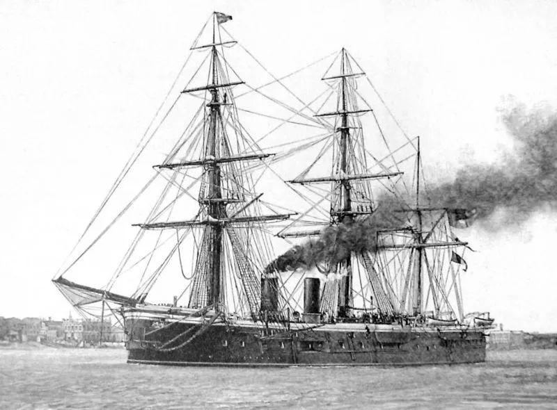 铁甲舰时代的英国战舰五炮郭与炮塔part3