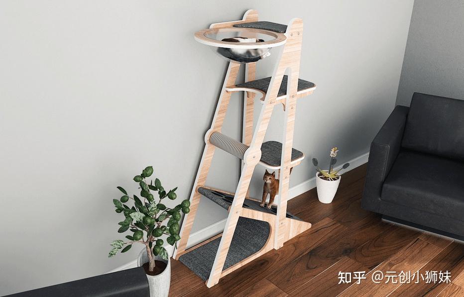铲屎官们请注意!10款喵喵都说“nice”的猫爬架设计案例分享 - 知乎
