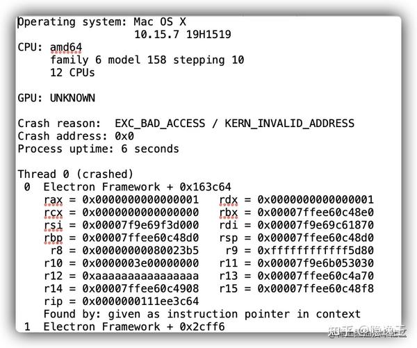 使用 google_breakpad 分析 Electron 崩溃日志文件 知乎