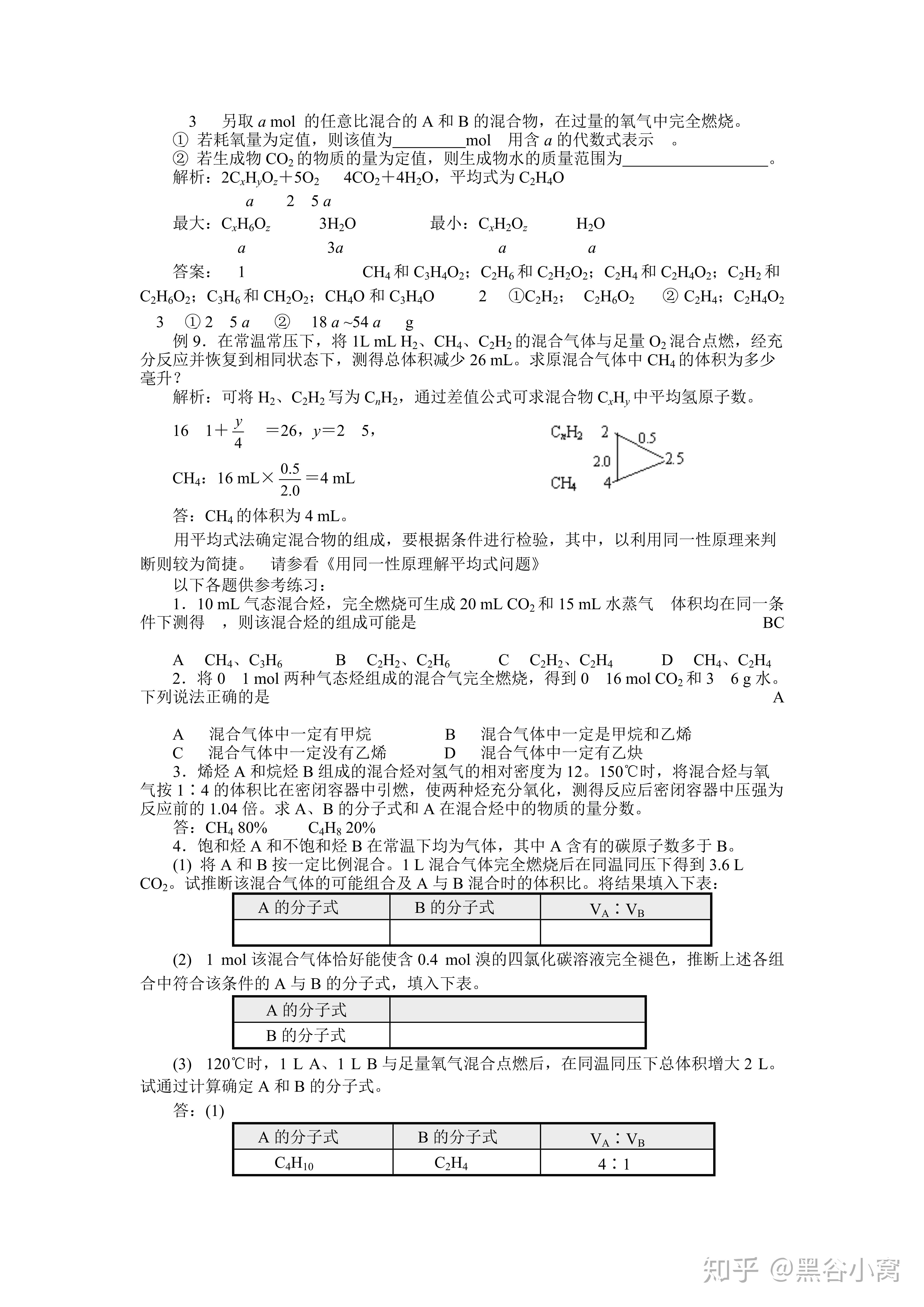 高中化学解题技巧平均式法一步到位一看就懂一做就会超级详细