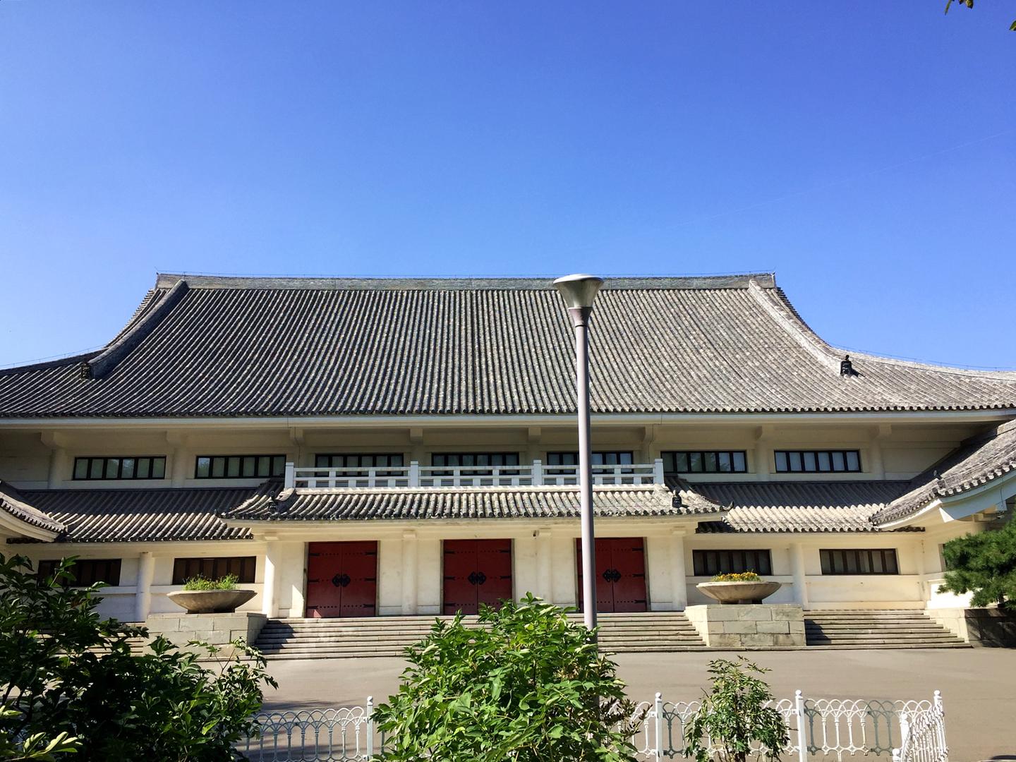 长春牡丹园内的日本神武殿旧址