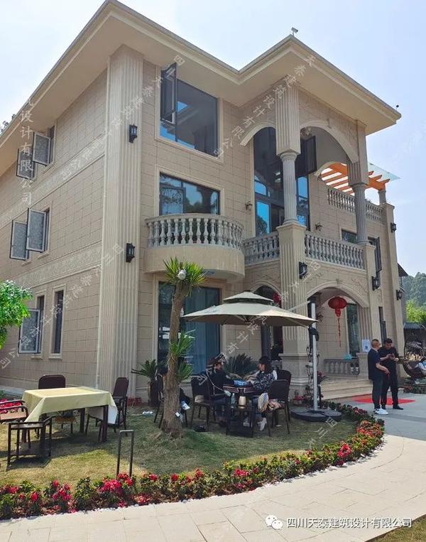 成都龙泉自建三层欧式乡村别墅,乡村民宿完工实景,农村建别墅 - 知乎