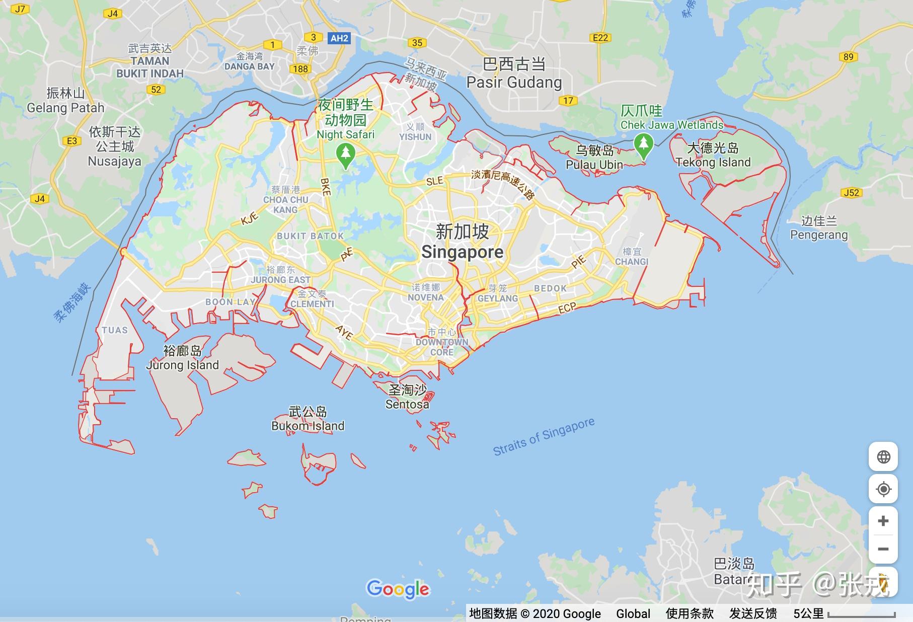 新加坡地图马六甲图片