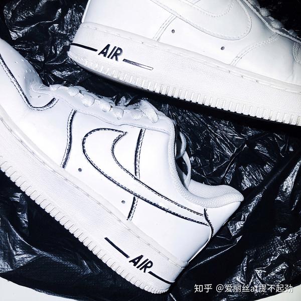 请问自己手绘描边 nike air force 1 板鞋的成功率有多少?