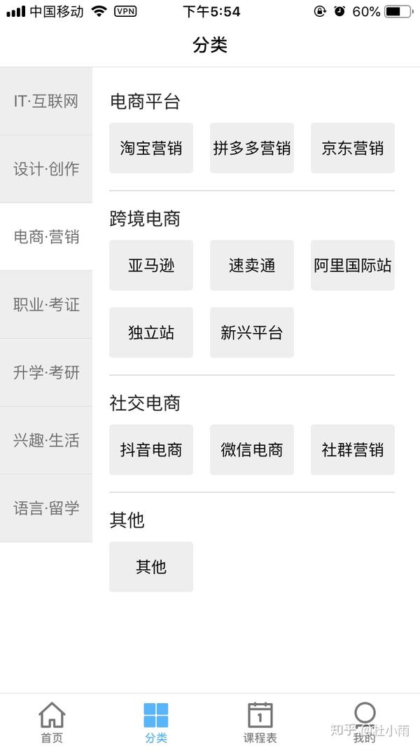 浅析移动端分类导航的3种设计
