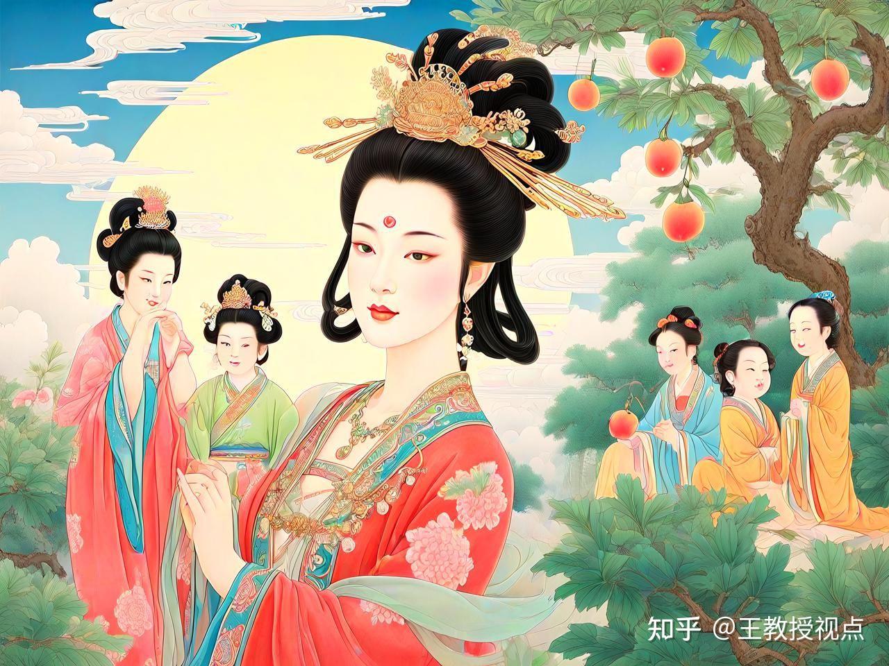 王母娘娘传说:仙女、蟠桃园与梦幻仙境探秘 - 知乎