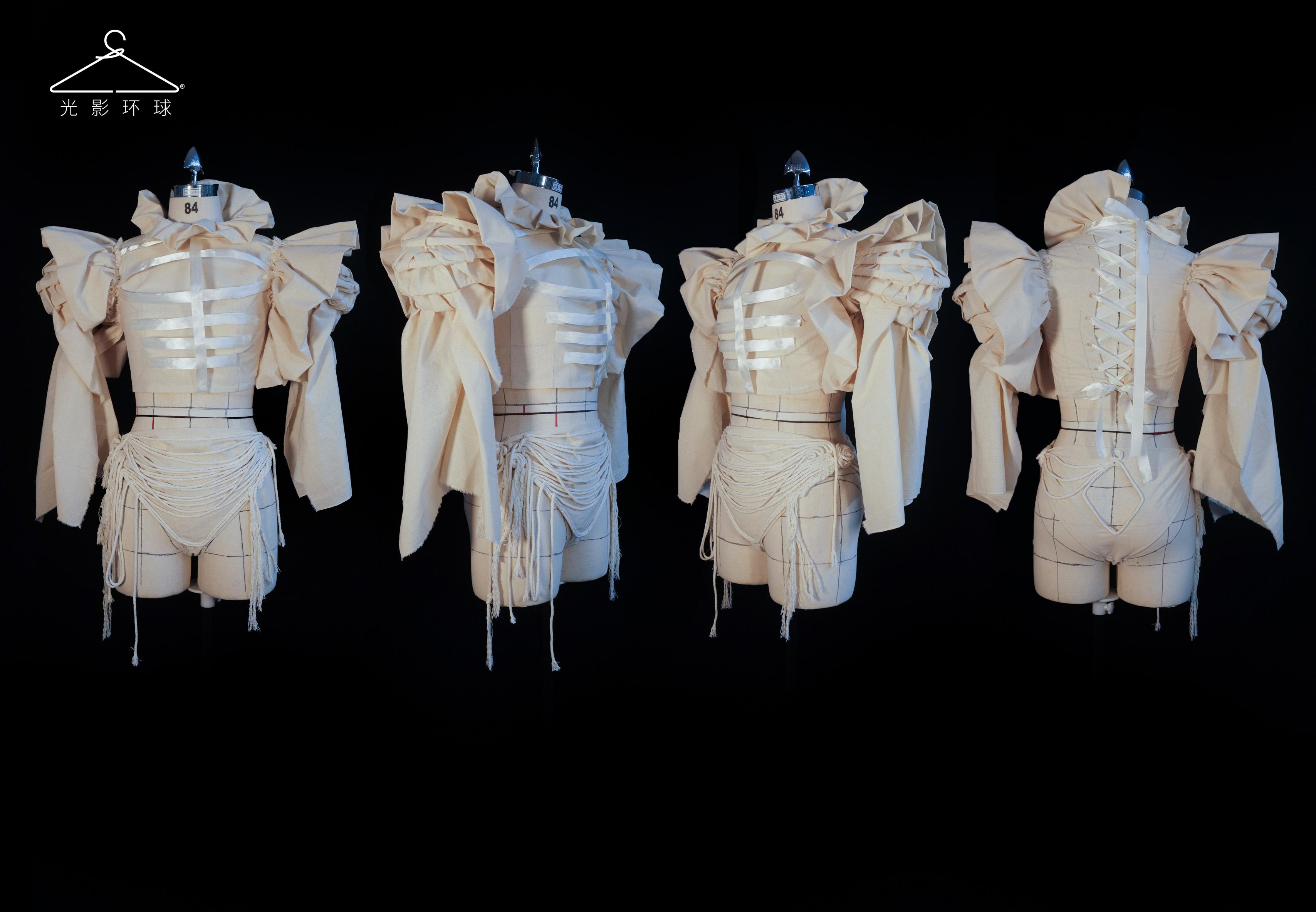 光影环球师生立裁展│第五届白坯布时尚之旅