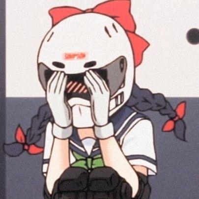 樊糕先生: 头盔少女系列: 收藏好久的头像 来自一个不正经的公众号