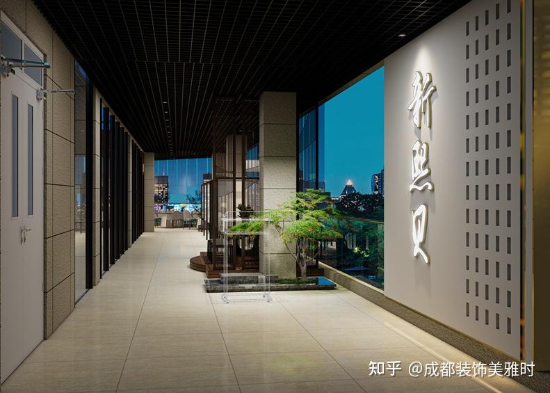 成都餐饮空间装修设计效果图 - 知乎