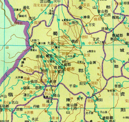 首先从最特殊的益州地区州份细分说起