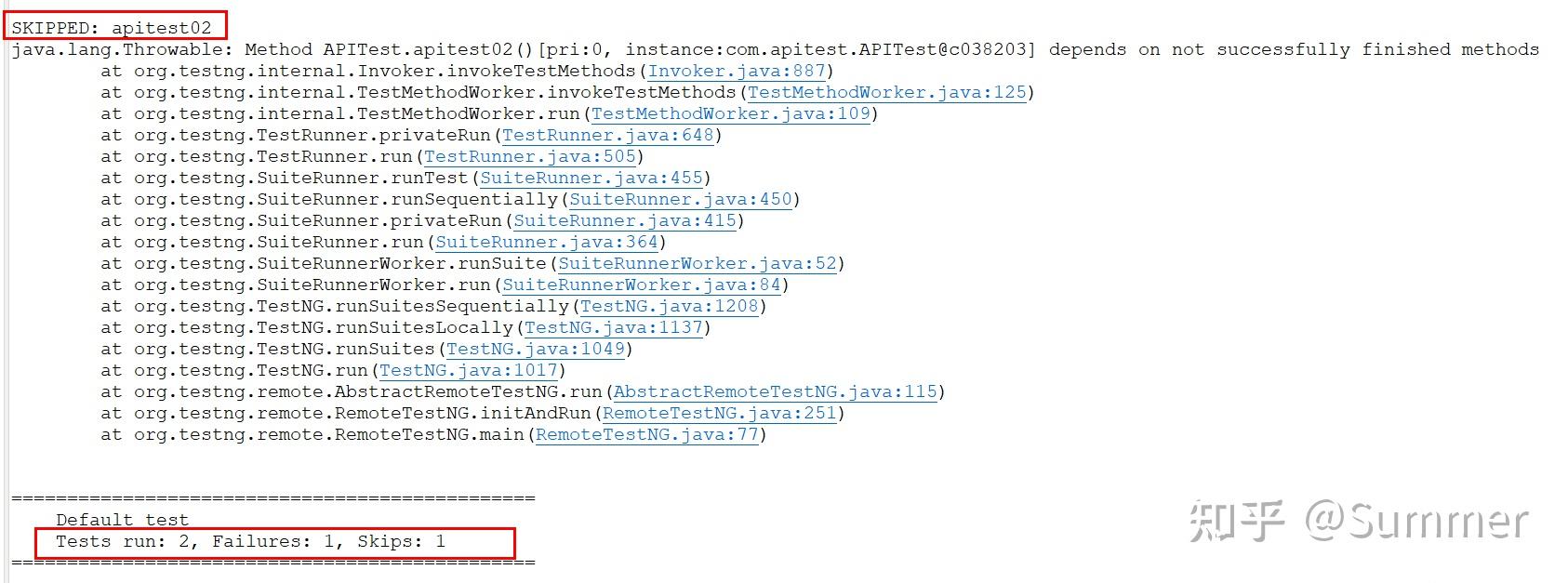 Java testng 
