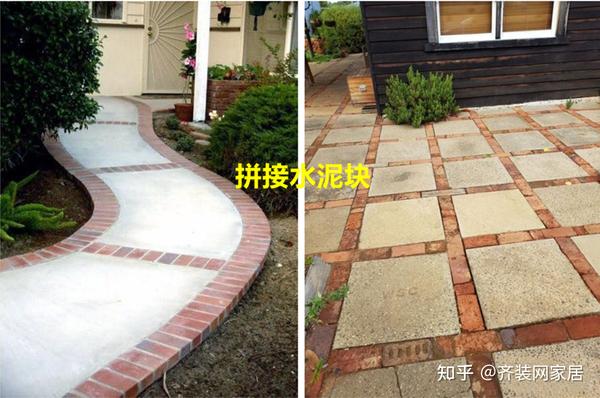 院子铺条小路用红砖才经典,5种新铺法,砖缝打上水泥,耐用耐看 - 知乎