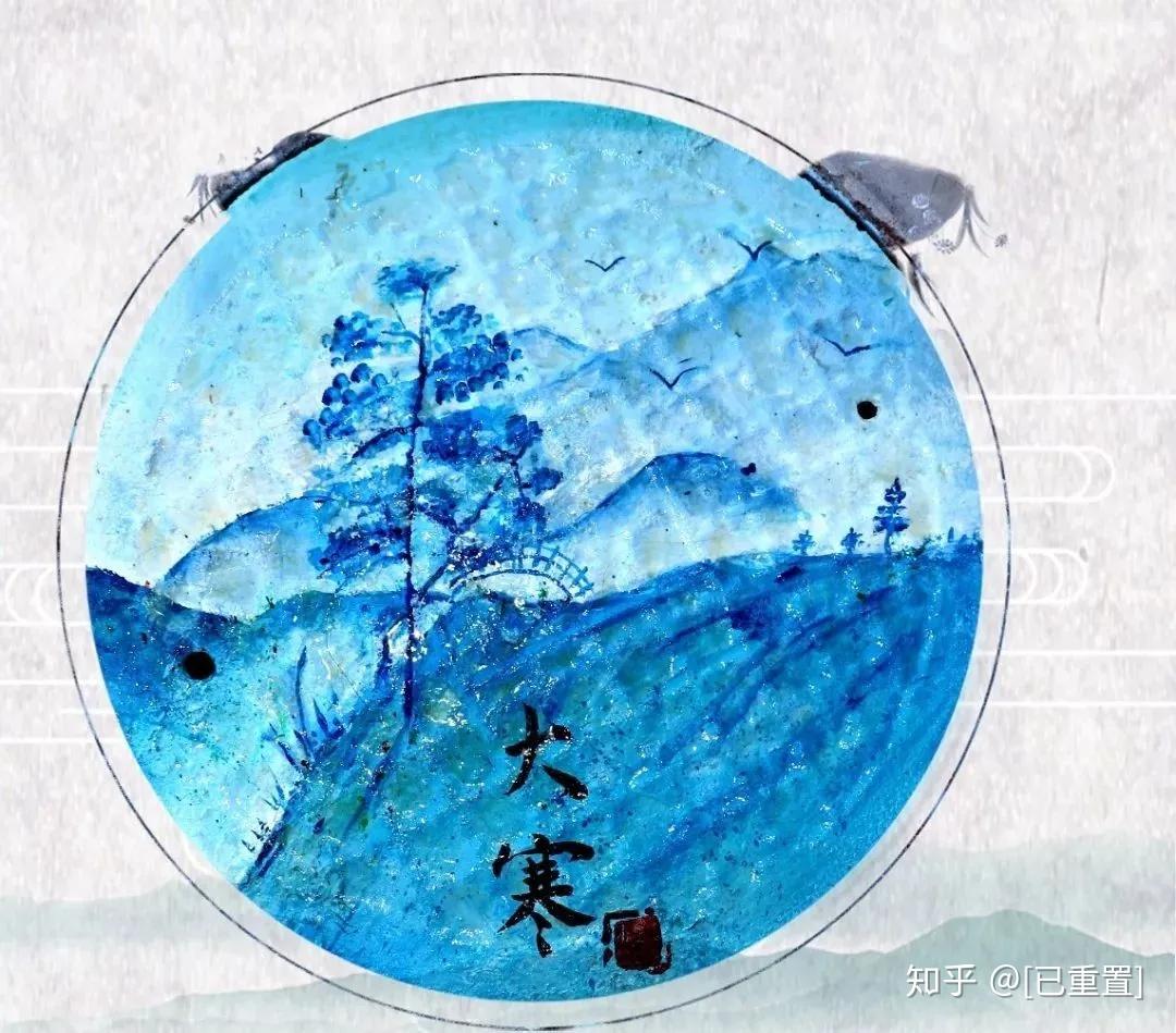 井盖涂鸦 —— 二十四节气