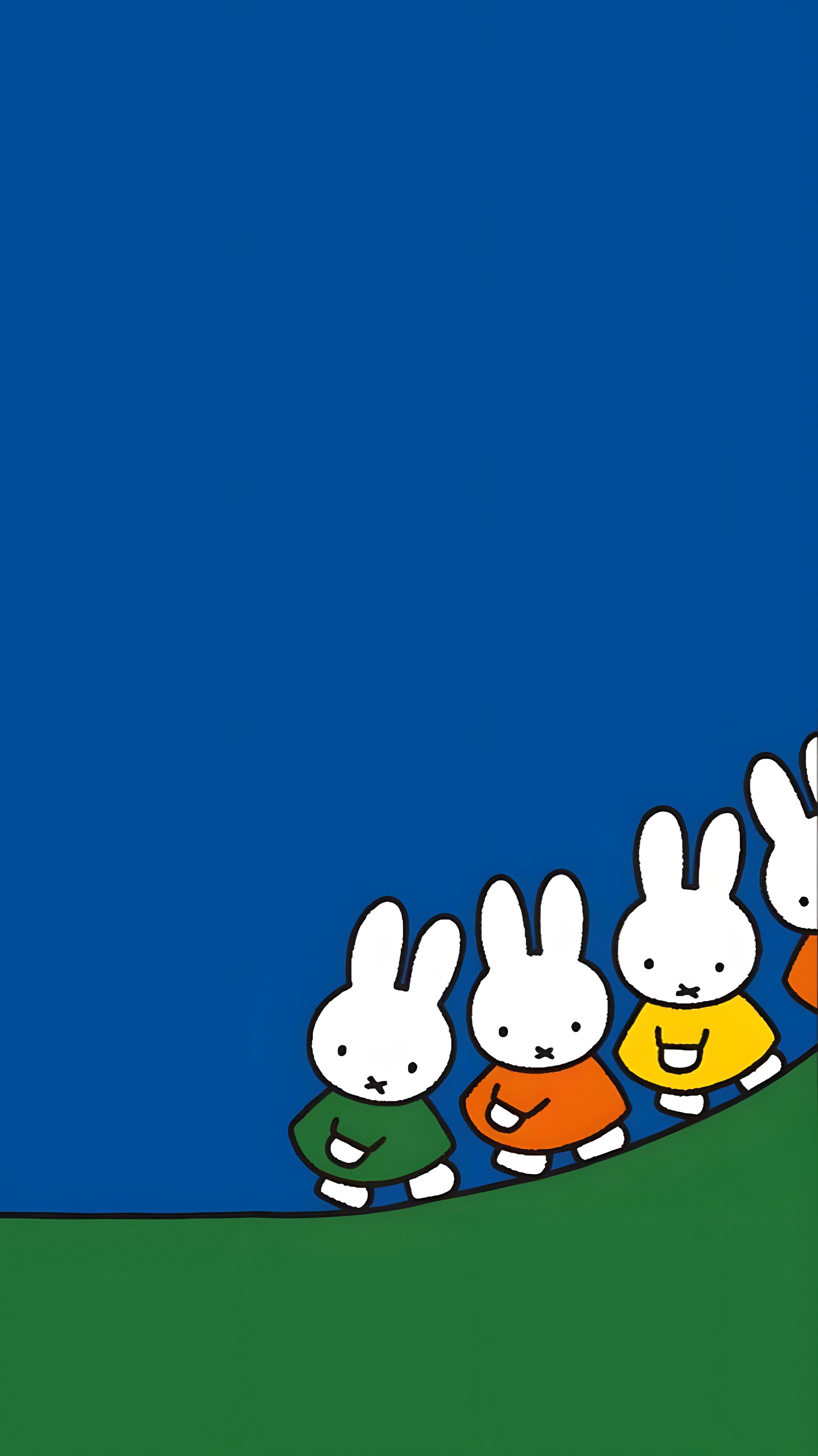 超可爱的米菲兔手机壁纸 栗子猫猫 公众号同名哟~每天更新壁纸每天给