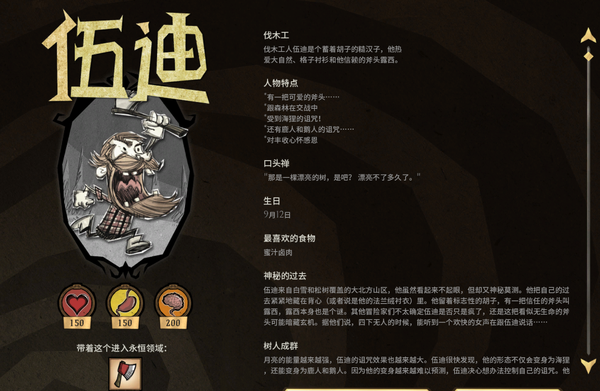 饥荒联机版大型攻略人物篇