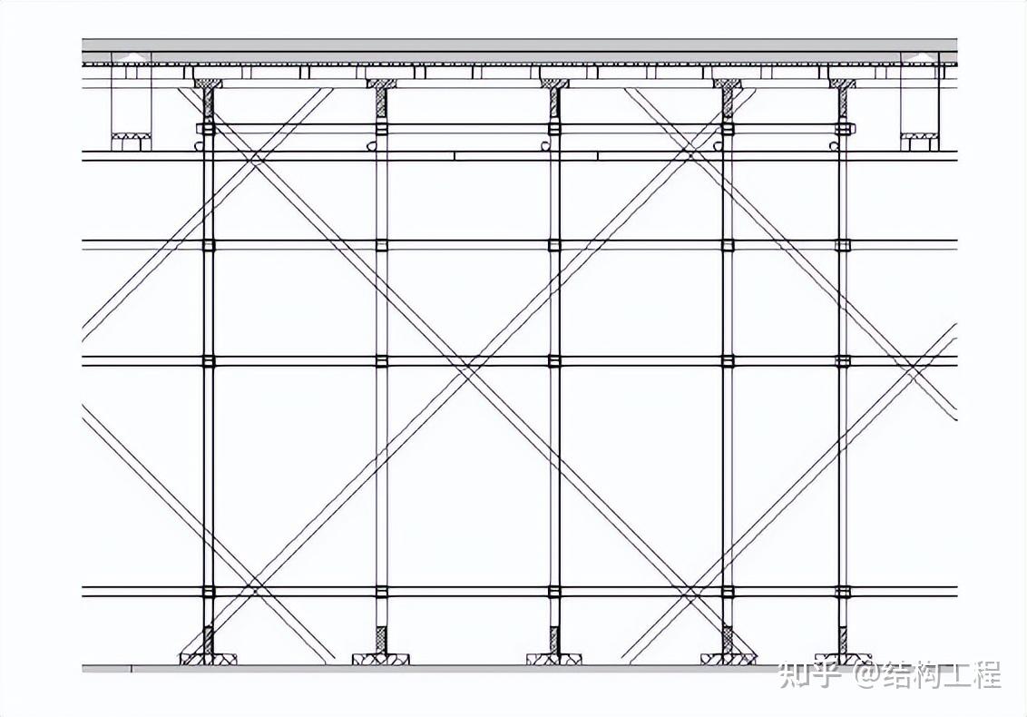 支模架顶托规范图片