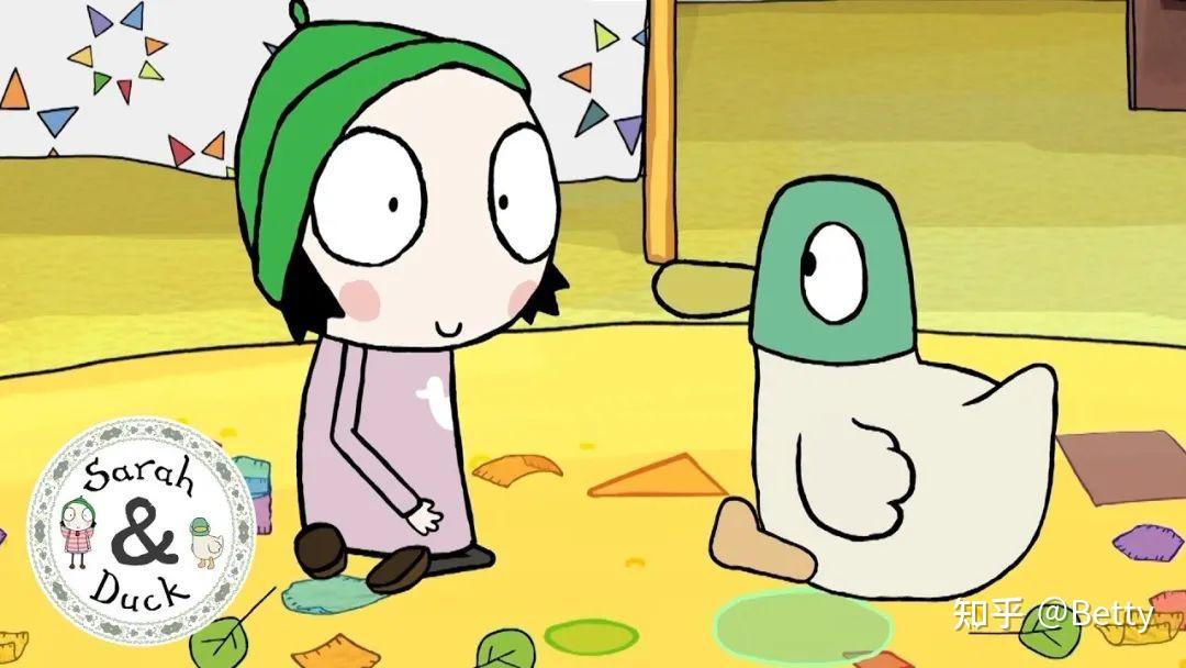 0差评的bbc英语启蒙动画《莎拉和乖乖鸭sarah and duck》中文版 英文