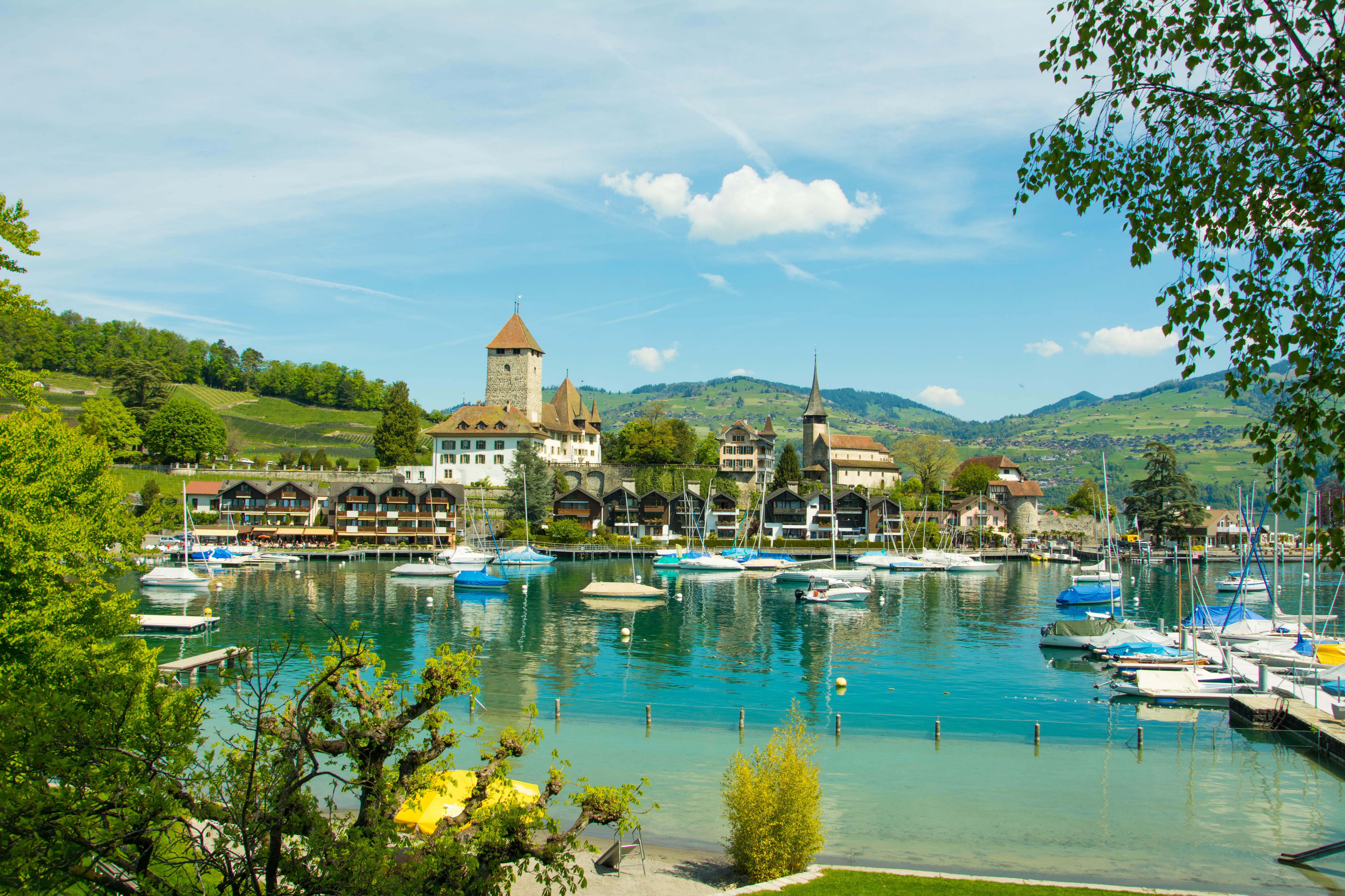瑞士日内瓦湖西庸古堡图片素材-编号14503568-图行天下