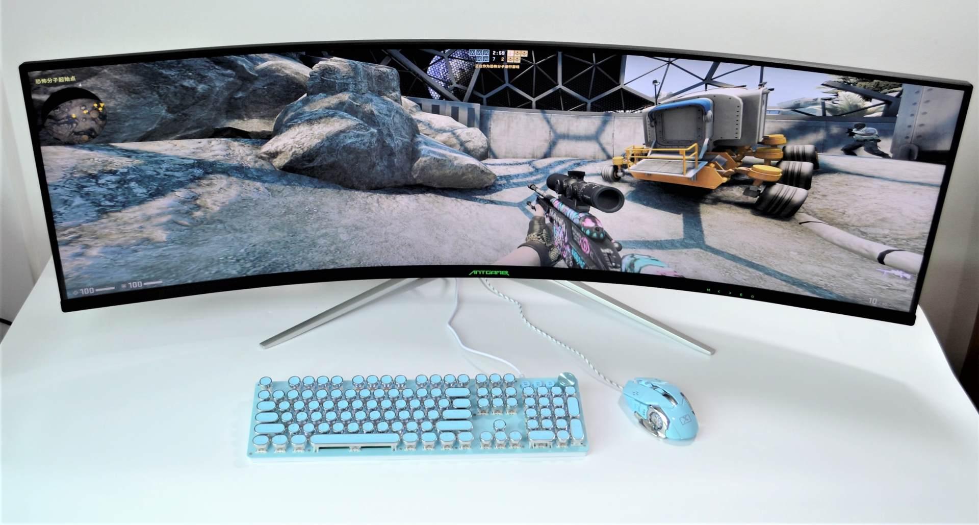 49寸电竞带鱼屏值得入手吗有哪些优势和不足上手评测体验蚂蚁电竞带鱼