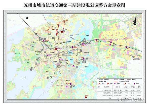 苏州轨道交通(三期规划调整)线路图 - 知乎