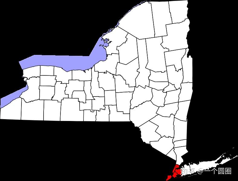 讨论:纽约州州长选举地图和人口变形图(1990年