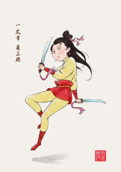 水浒将佐点评（3）扈三娘：鲜花绽放在牛粪上 - 知乎