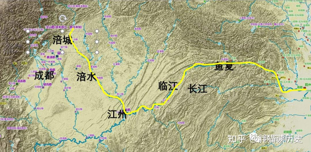 刘备入川路线图图片