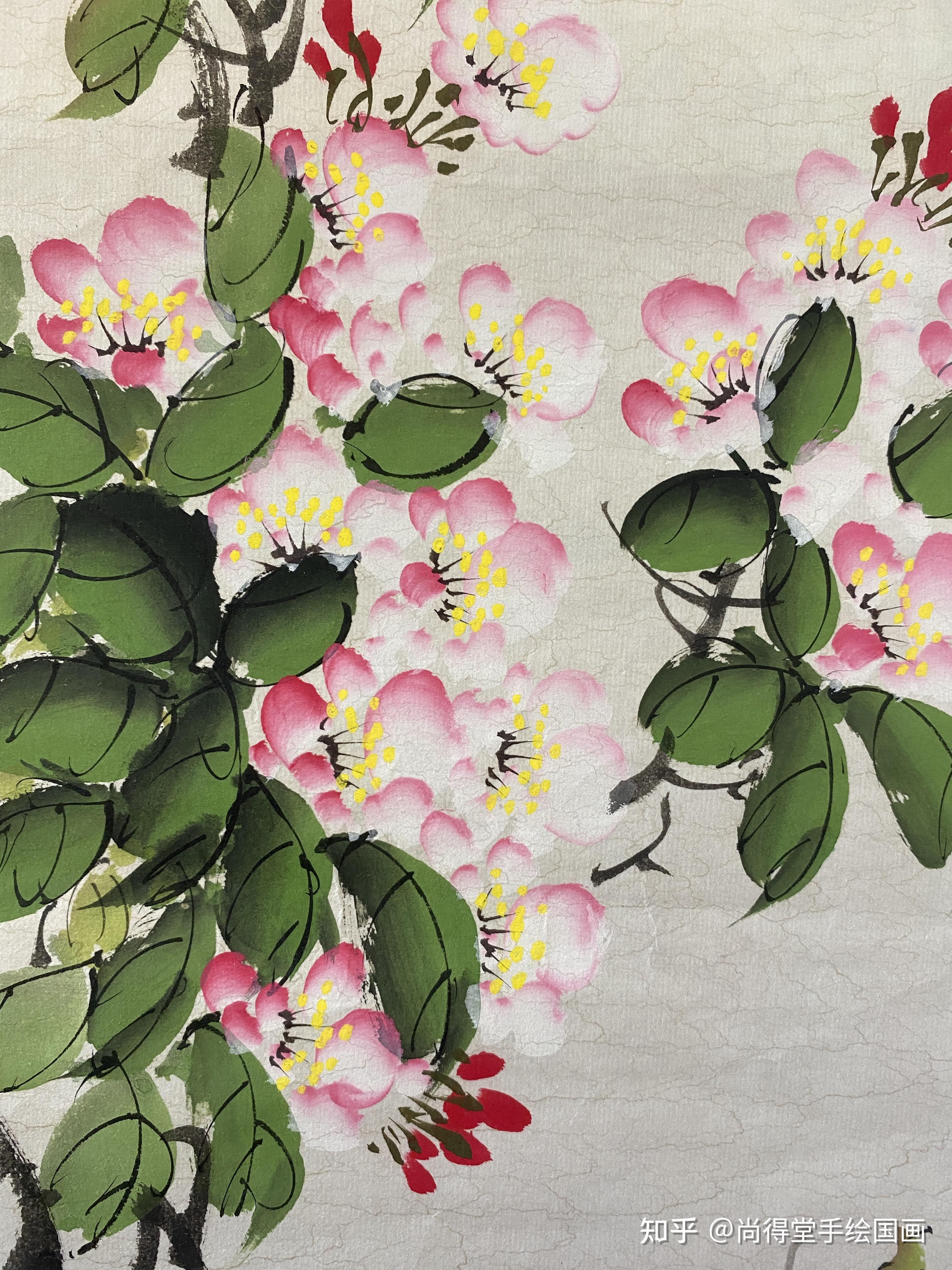 墨翁花鸟画鸟语花香赏析