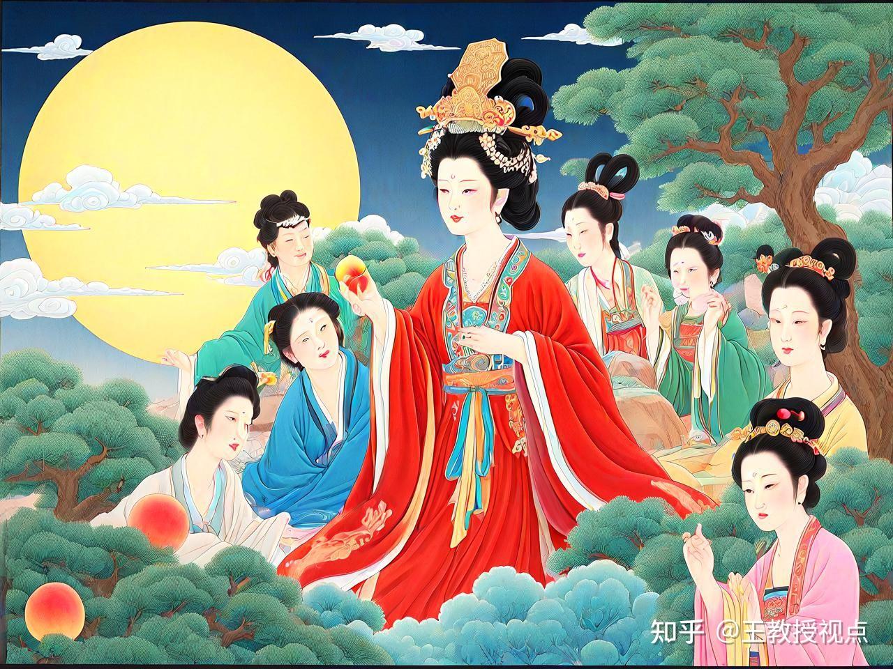 王母娘娘传说:仙女、蟠桃园与梦幻仙境探秘 - 知乎
