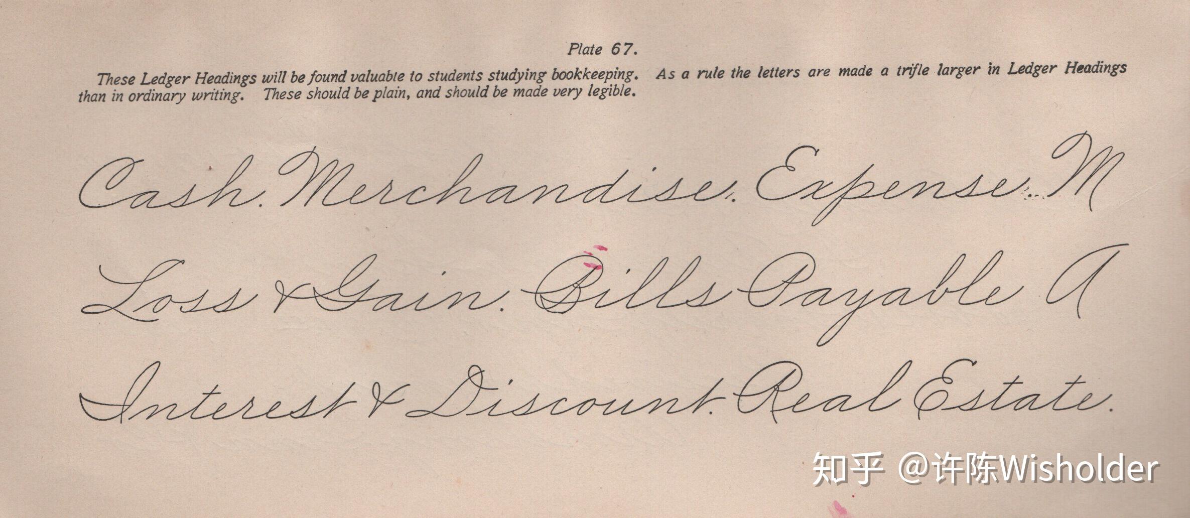 英文书法教程译注现代商务体第34期modernbusinesspenmanship