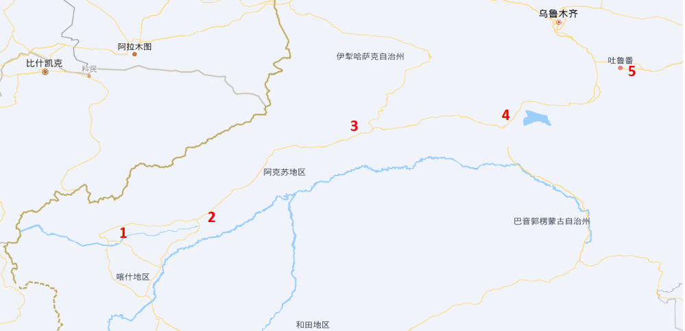 新疆天山南麓几处佛教遗址汇总