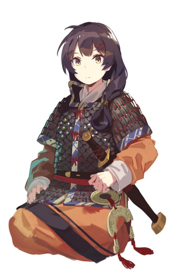 转载一位p站大佬所绘的中国古代盔甲