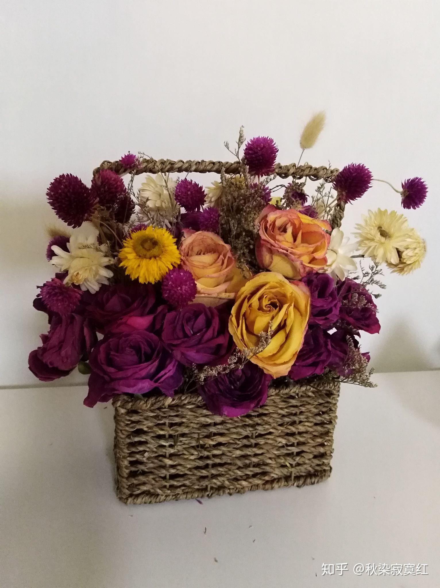 有你便是晴天干花——芳华(正反面)干花——首次制作大丽花一,作品