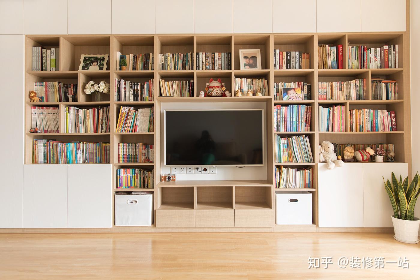 小户型客厅书架 – 设计本装修效果图