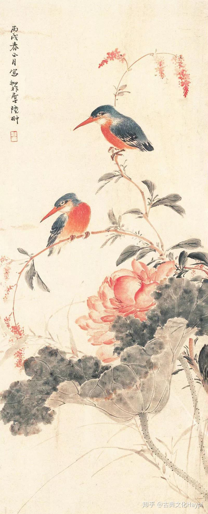 要画好花鸟画,必须要知道鸟在花鸟画中的六大作用! - 知乎