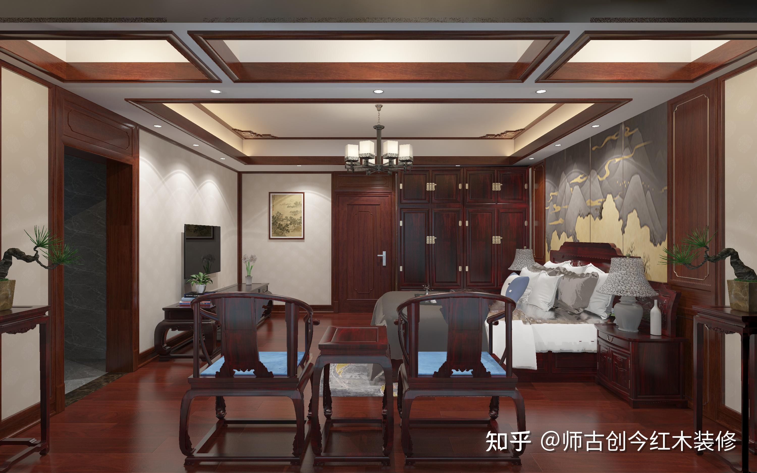 中式红木装修，洋溢着浓郁的东方特色 - 知乎