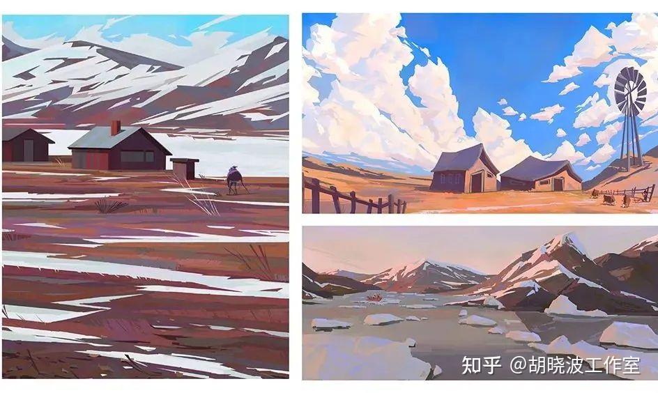 不会画人又怎样?手把手教你绘制这套高级感风景插画(含专用笔刷) - 知乎
