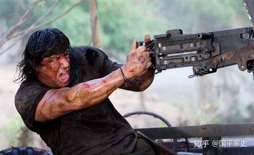 高射机枪平射时可怕的杀伤力