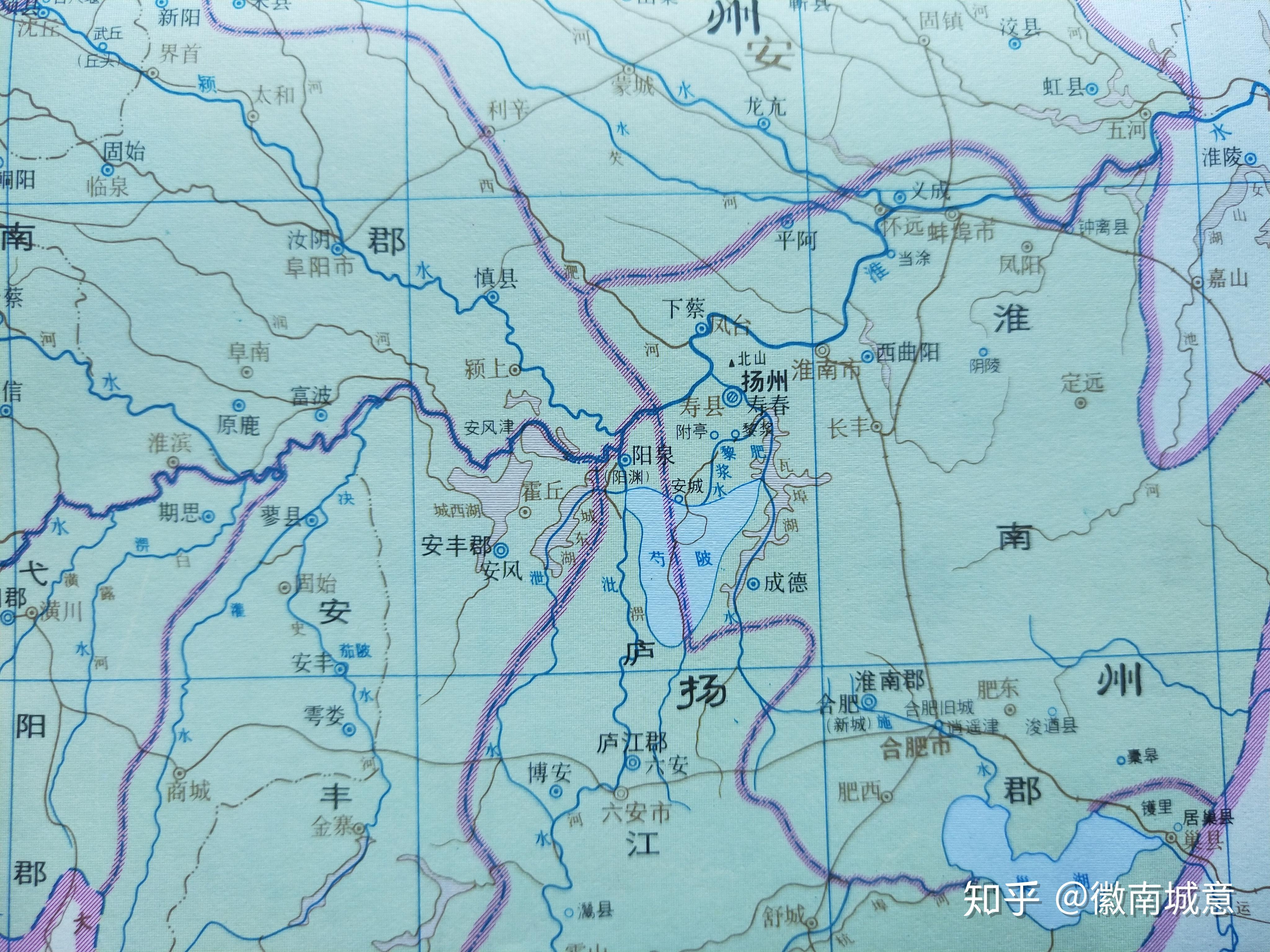 战国时,蚌埠西为楚国后期都城寿春.