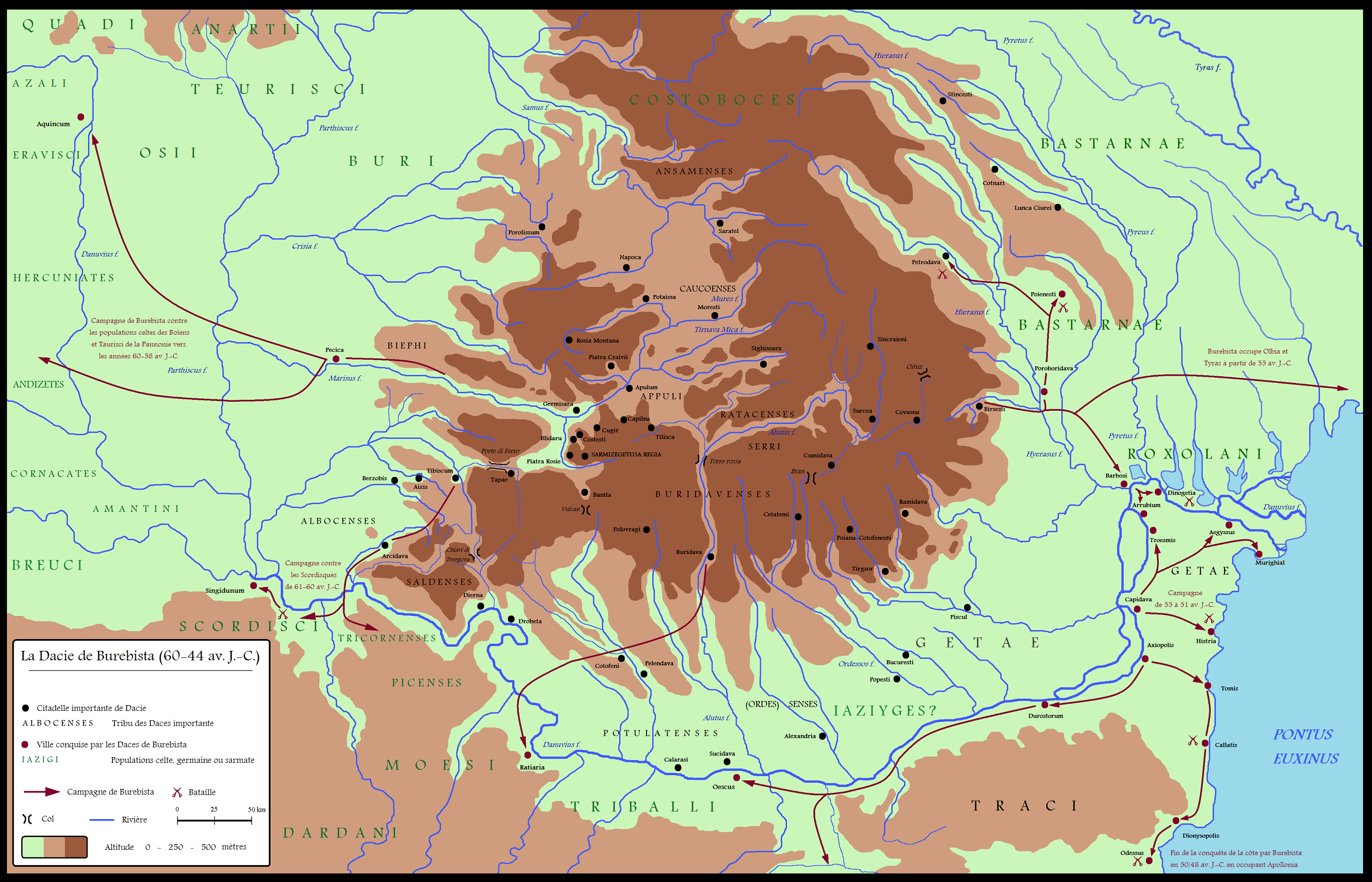 140 ad)中世纪抄本的达契亚地图达契亚语可能一度是东南欧的主要语言