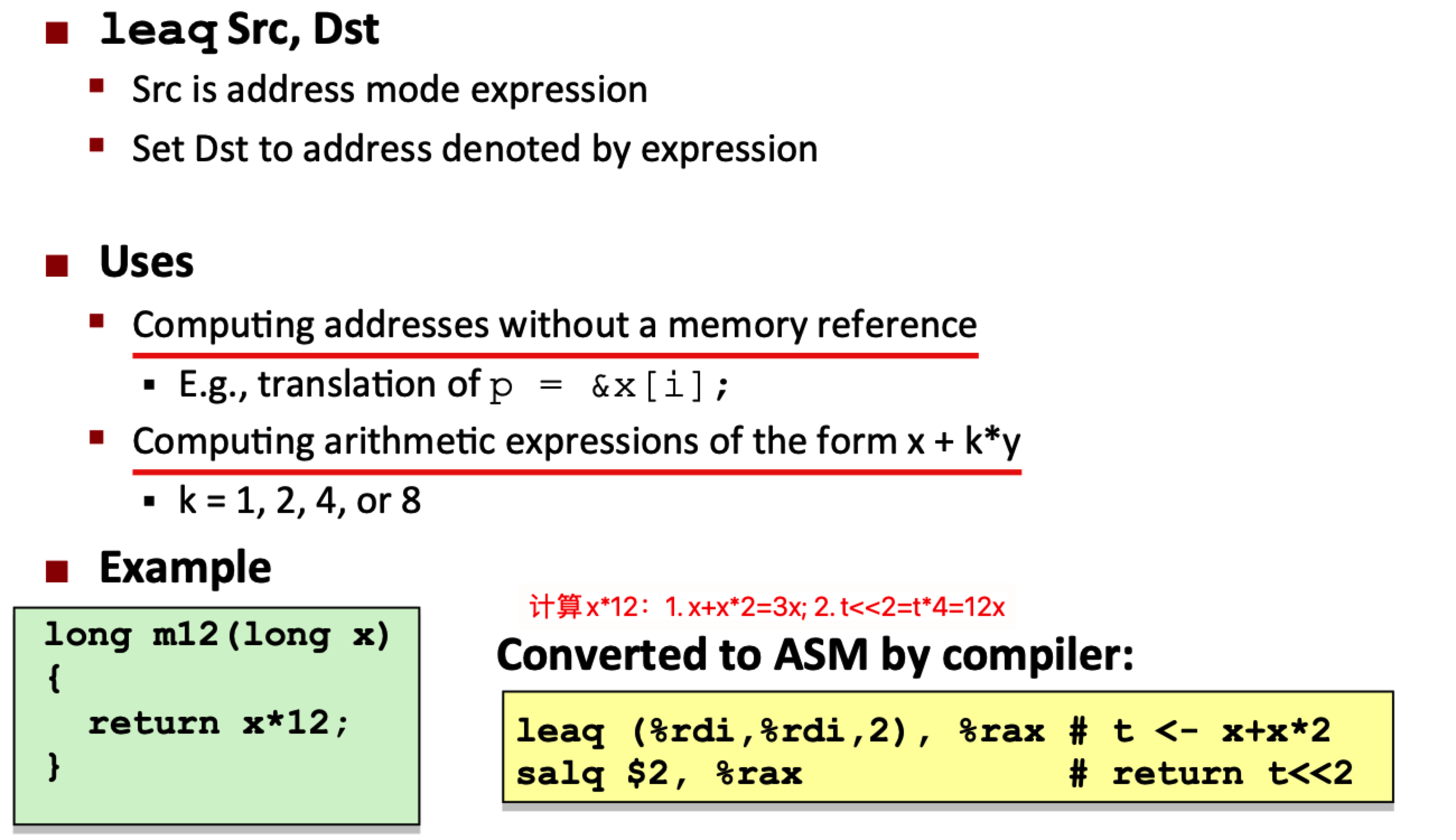 c assembly machine code