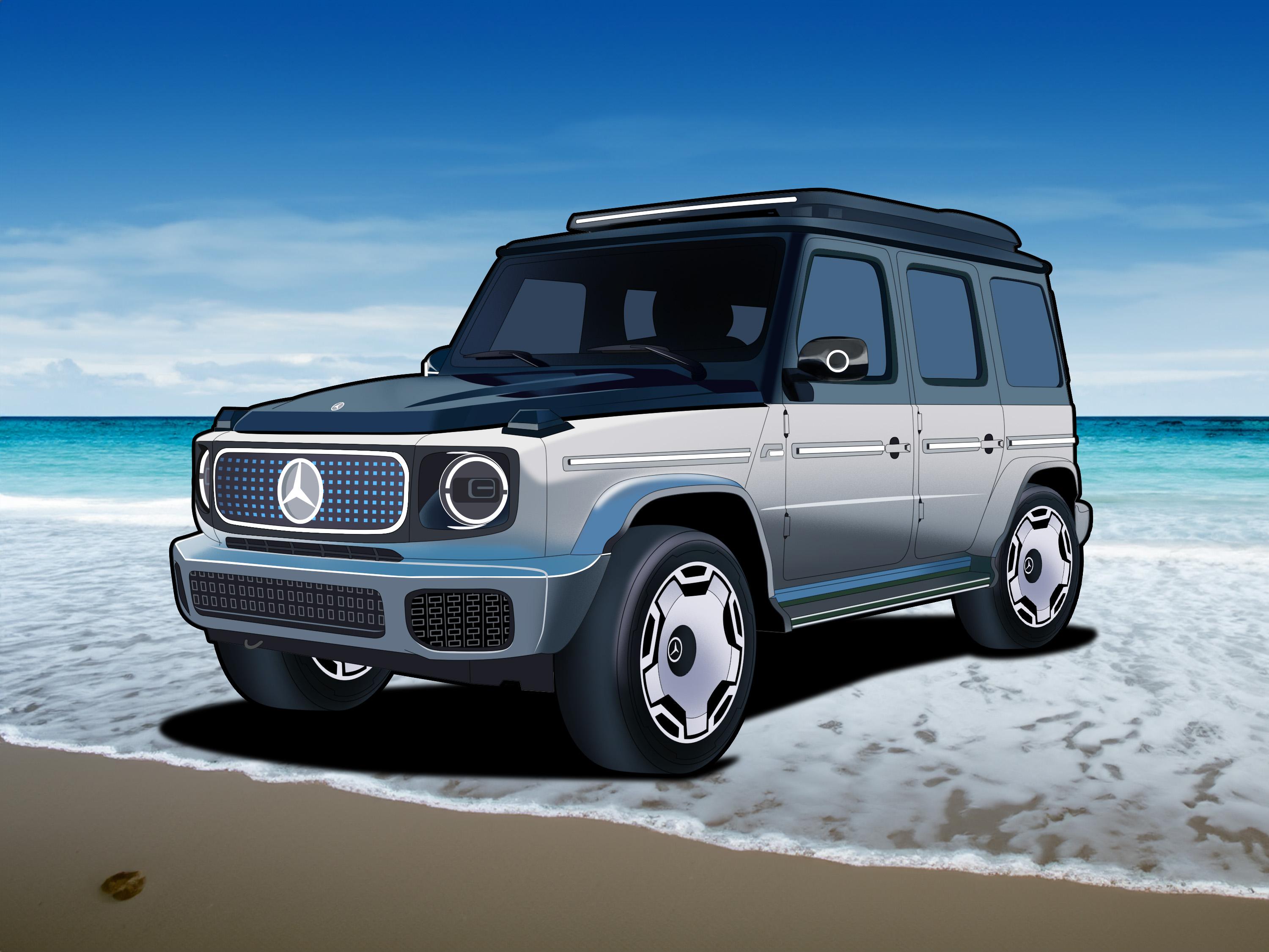 关关驾日|漫画日记 "越野之王"男人梦想的大玩具奔驰g-class - 知乎