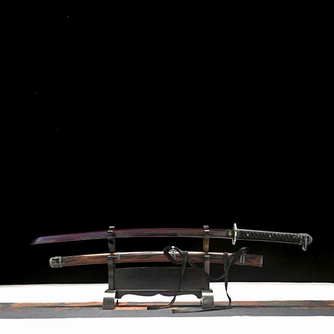 龙泉宝剑手工锻打花纹钢日本太刀不死斩只狼影逝二度里武器未开刃