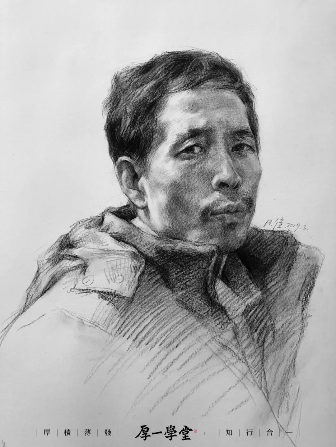 凡佳校长的联考素描头像高分秘籍,形不准,画面"僵糊",大关系"碎花"的