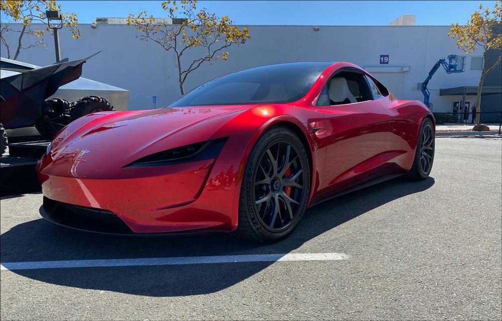 特斯拉roadster2图赏最早2021年交付它曾是创始人首辆梦想汽车