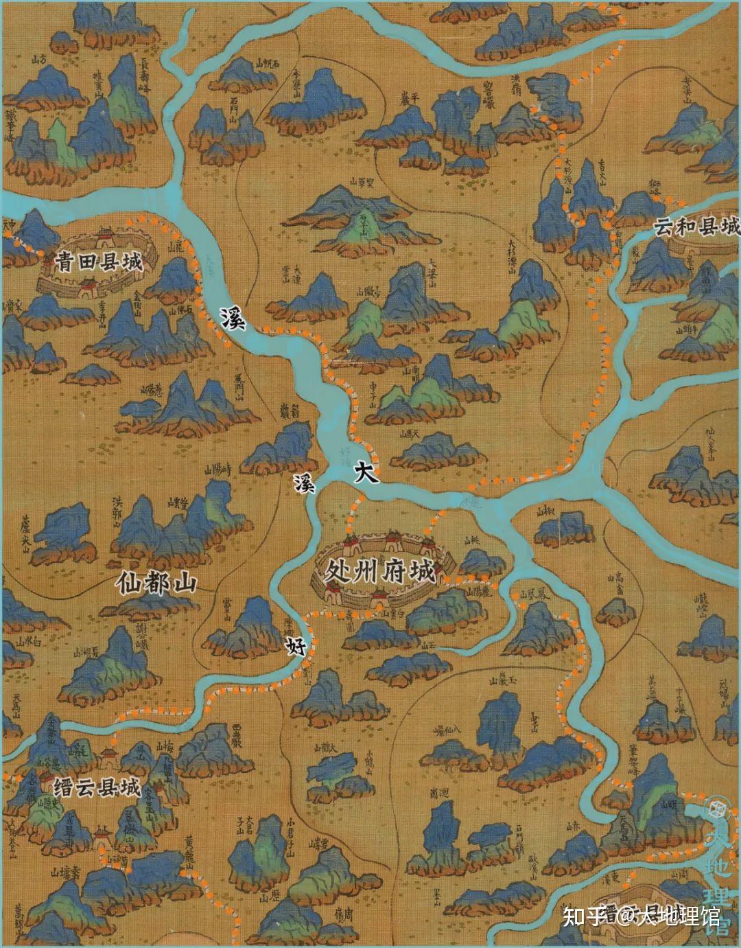 处州古地图图片