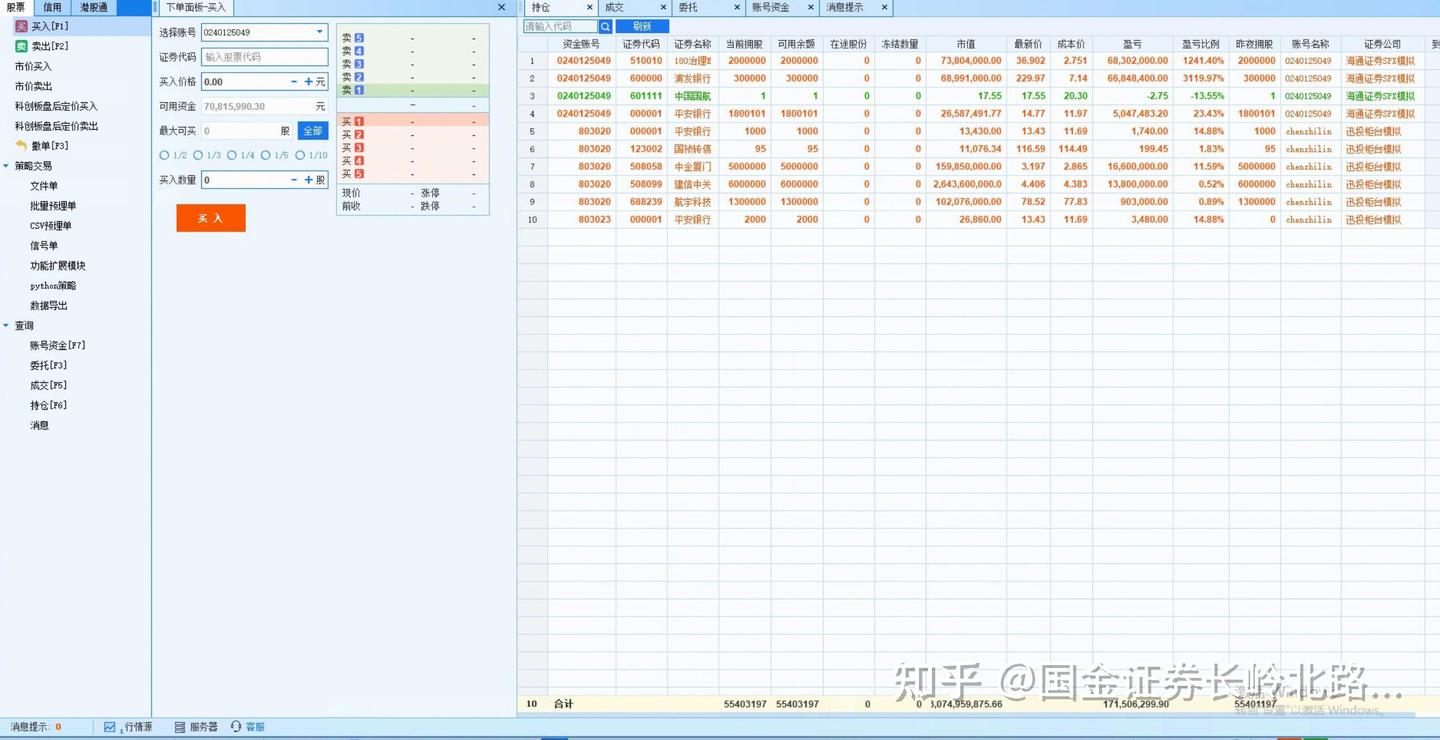 QMT股票量化交易软件的极简模式支持那些交易- 知乎