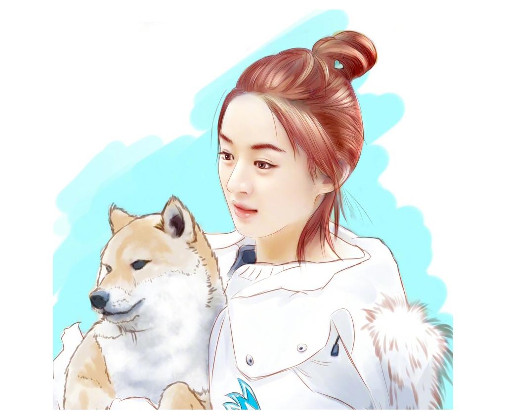 长发or短发都不如来一款高圆圆的丸子头