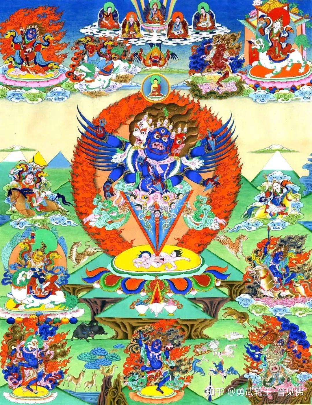 ༄藏文化小课堂【初九】藏传佛教的护法们（一）白玛邓灯的《护法密意总集》和大圆满三大护法 - 知乎